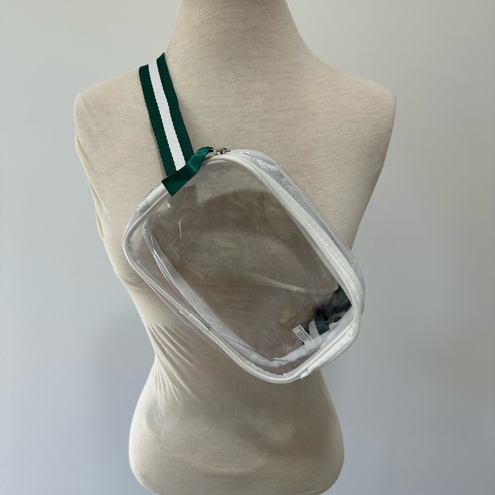 Transparent White Crossbody Bag